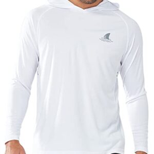 NORTHYARD Men's UPF 50+ Hoodie Shirts Rash Guard Long Sleeve Sun Protection SPF Fishing Shirt UV for Athletic Running Swim