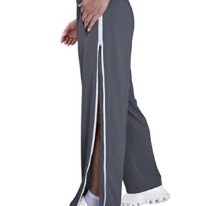 Tear Away Pants for Men Side Zipper Lightweight Pants Zip Leg Sweatpants Breakaway Post Surgery Recovery Zipper Pants