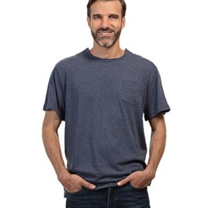 MAI After Shoulder Surgery Shirt for Men - Short Sleeve Tear Away Shirt, Chemo Shirts for Port Access