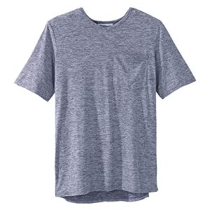Men’s Open-Back Adaptive No-Peek V-Neck Pocket Tee