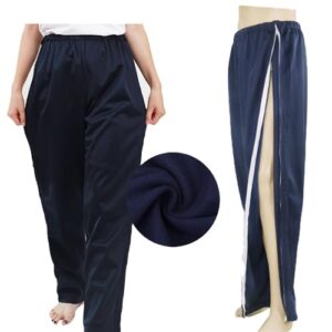 DEEYOTA Bedridden Patient Gown,Full-Open Zipper Patient Gown,Post-Operative Nursing Pants,Hospitalization/Home Care Gown