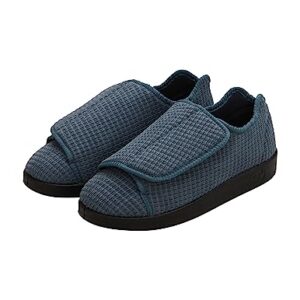 Silverts Diabetic Slippers for Men | Extra-Wide Non-Slip Comfortable Shoes for Elderly, Swelling, Sensitive Feet